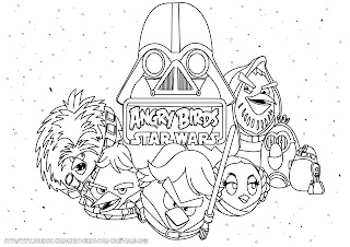 Angry Birds Star Wars Coloring Pages
