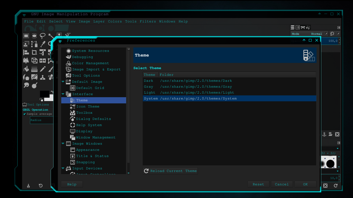 How To Change GIMP 2 10 Themes Fosslicious how-to-change-gimp-2-10-themes-fosslicious