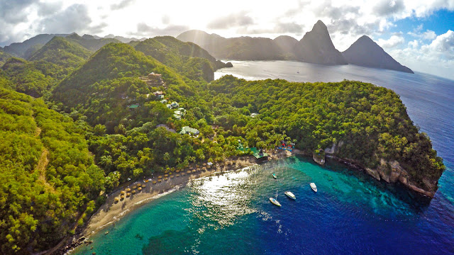 Experience two stunning beaches, picture postcard perfect views of the Piton Mountains at scenic Anse Chastanet Resort, the most romantic St Lucian resort.