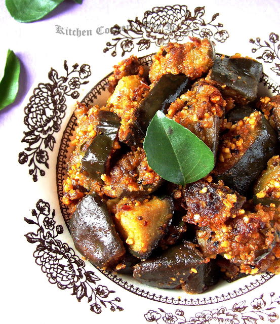 Spicy Masala Eggplant Fry