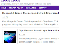 Mengambil Screen Shot Dengan Android Gingerbread 2.3.4