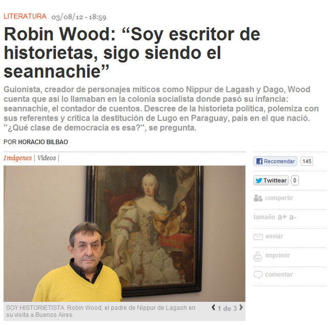 Robin Wood no cree en la historieta política