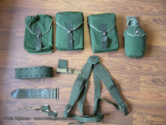 Webbingbabel: Swedish Army Battle Belt Type 304K