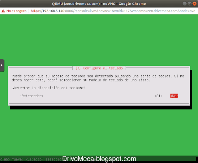 No aceptamos la deteccion del teclado en Zentyal No aceptamos la deteccion del teclado en Zentyal