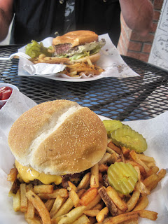 Bacon cheese burgers - Maggie's Kitchen - Ouray CO