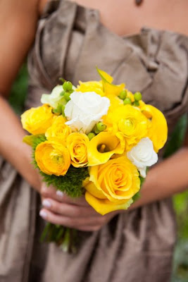 Yellow Bridal Bouquets | Things Festive Weddings & Events