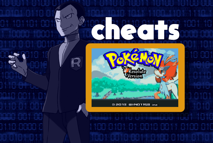◓ Cheats do Pokémon Resolute Version