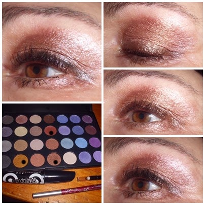 maquillaje de ojos marron paso a paso