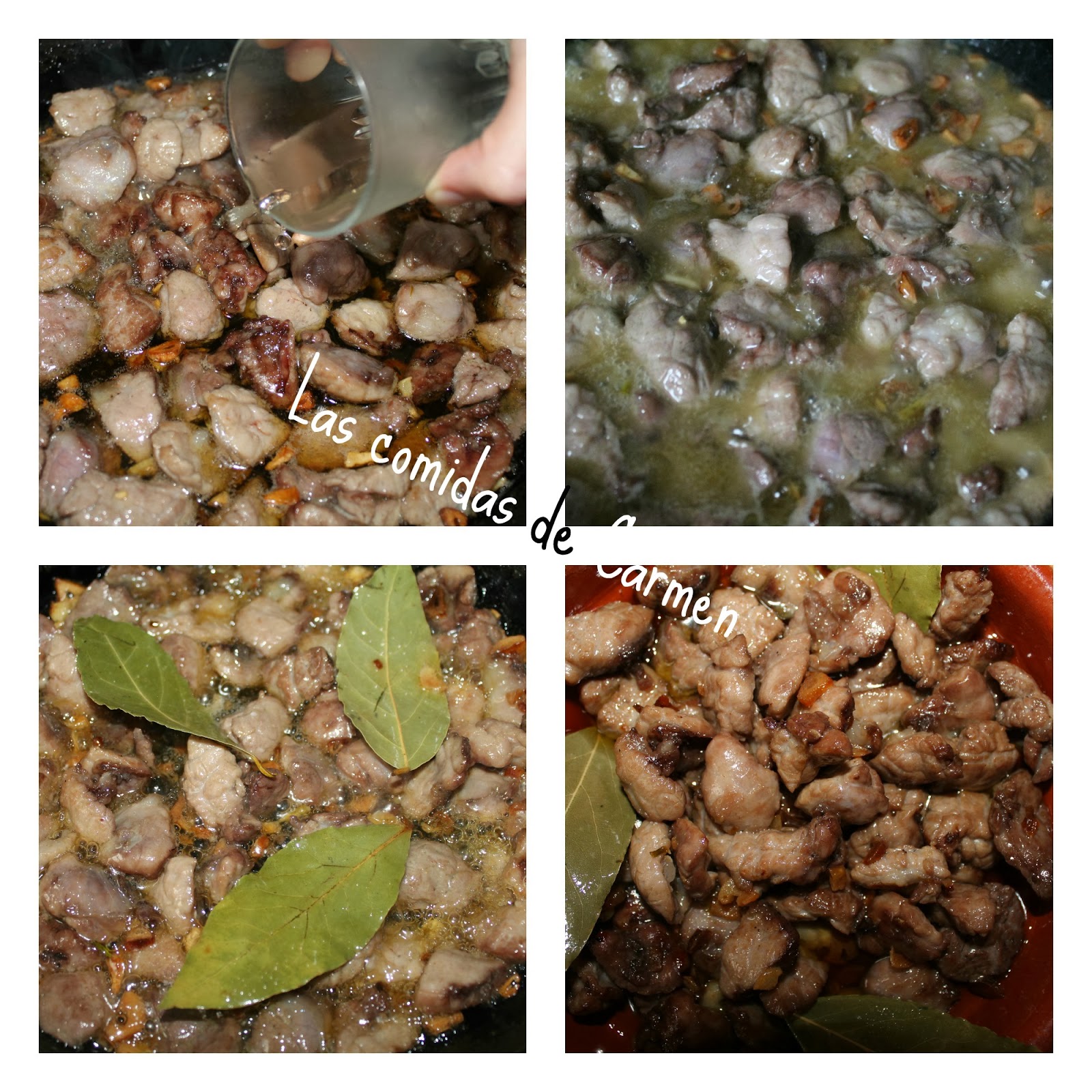 LAS COMIDAS DE CARMEN CASTAÑETAS AL AJILLO