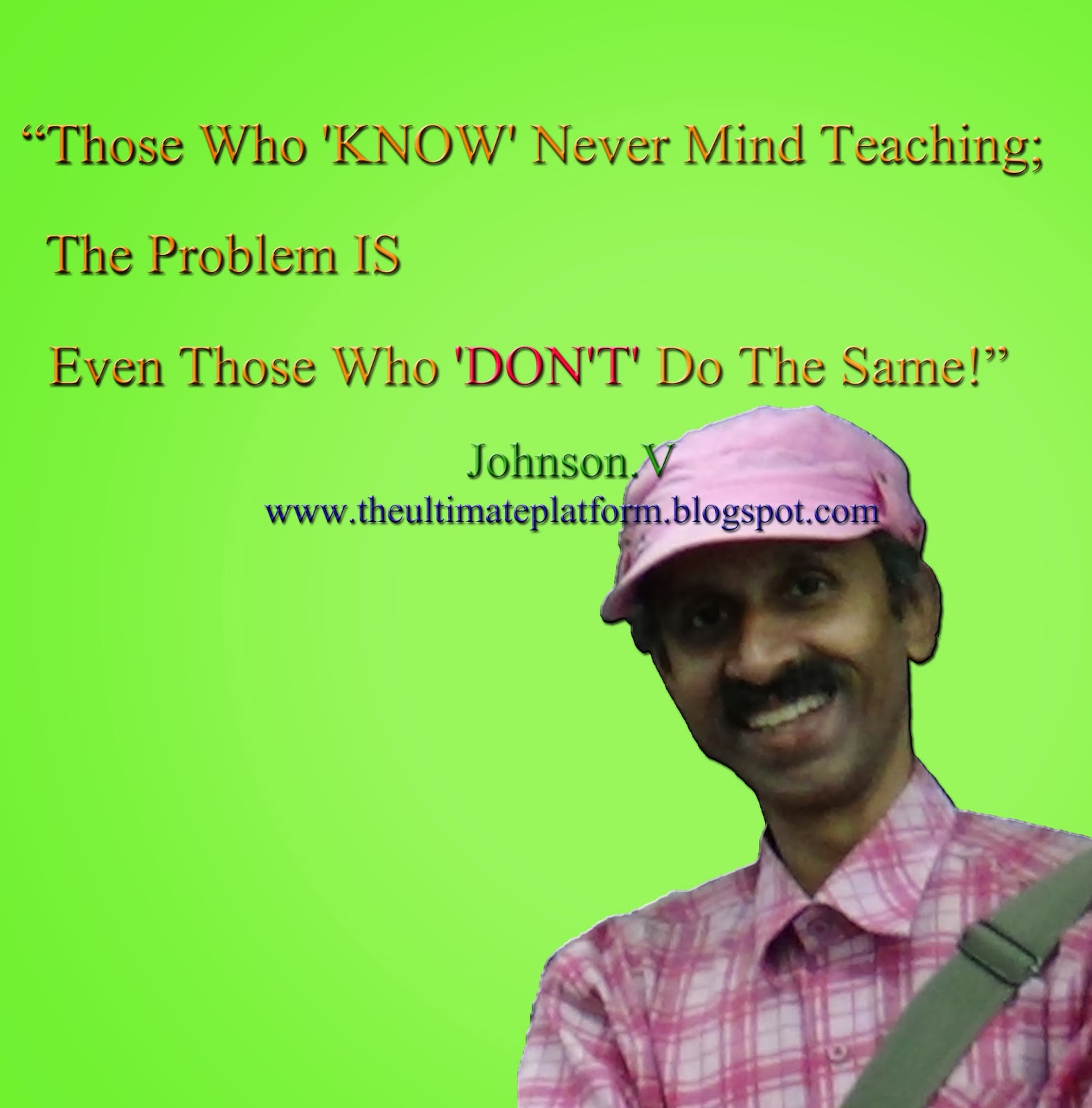 THE ULTIMATE PLATFORM!: Pictorial Quotes - Ultimate Platform!