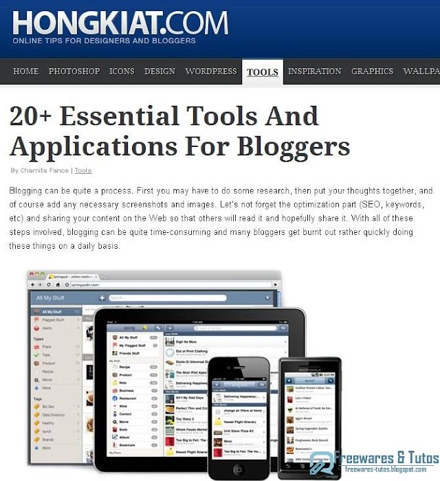 25 outils et applications essentiels pour les blogueurs