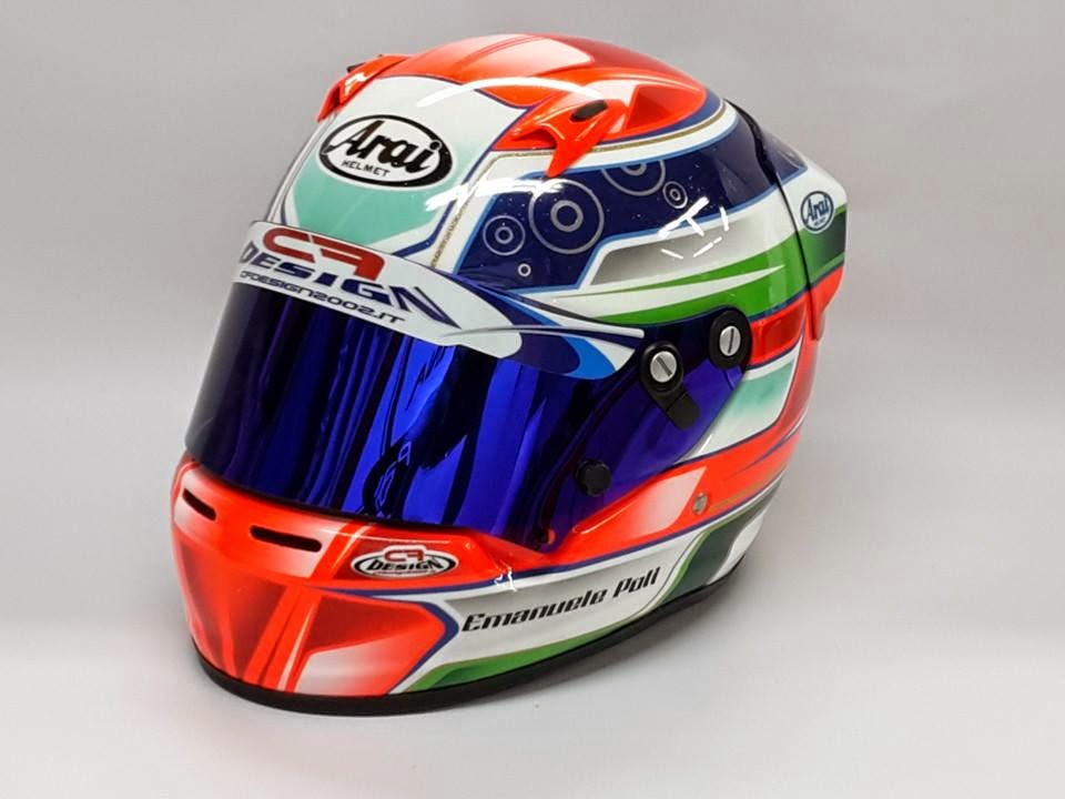 Racing Helmets Garage: Arai SK-5 E.Poli 2014 by CF Design