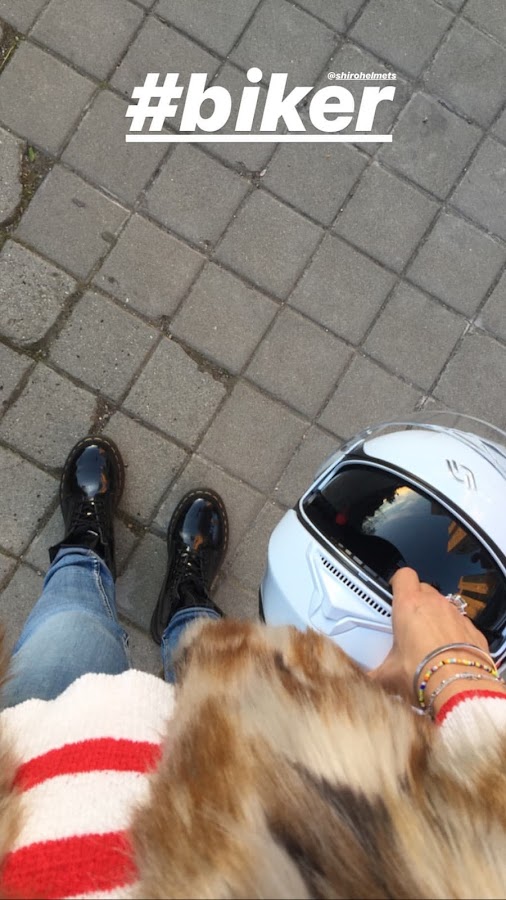 INSTA LOOKS, instagram, outfit, daily look, working girl, office, inspiration, invierno, winter, SHIRO, HELMETS, BIKER
