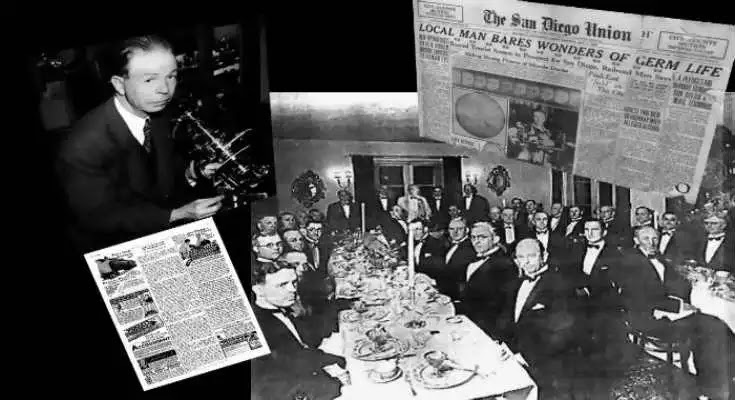 1934 – Ο περίεργος δείπνος, «το τέλος όλων των ασθενειών», ο ιός και ο καρκίνος