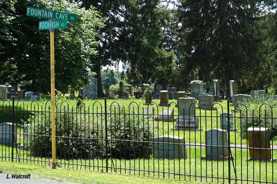 The View from Squirrel Ridge Edgewood Cemetery.