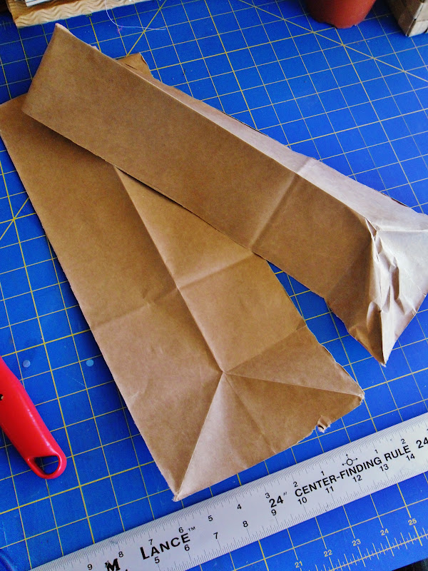 sketchy notions Paper Bag Notebook diy