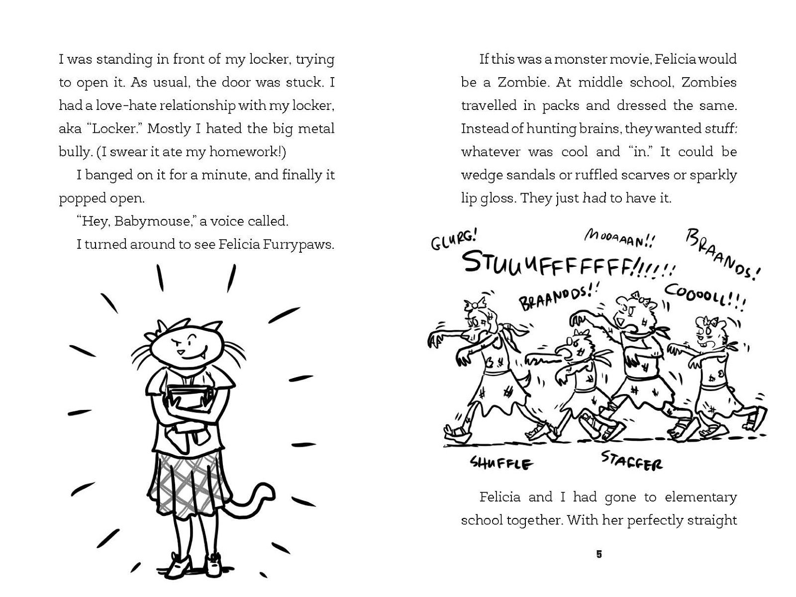 Lights, Camera, Middle School! Babymouse Tales from the Locker, Book 1