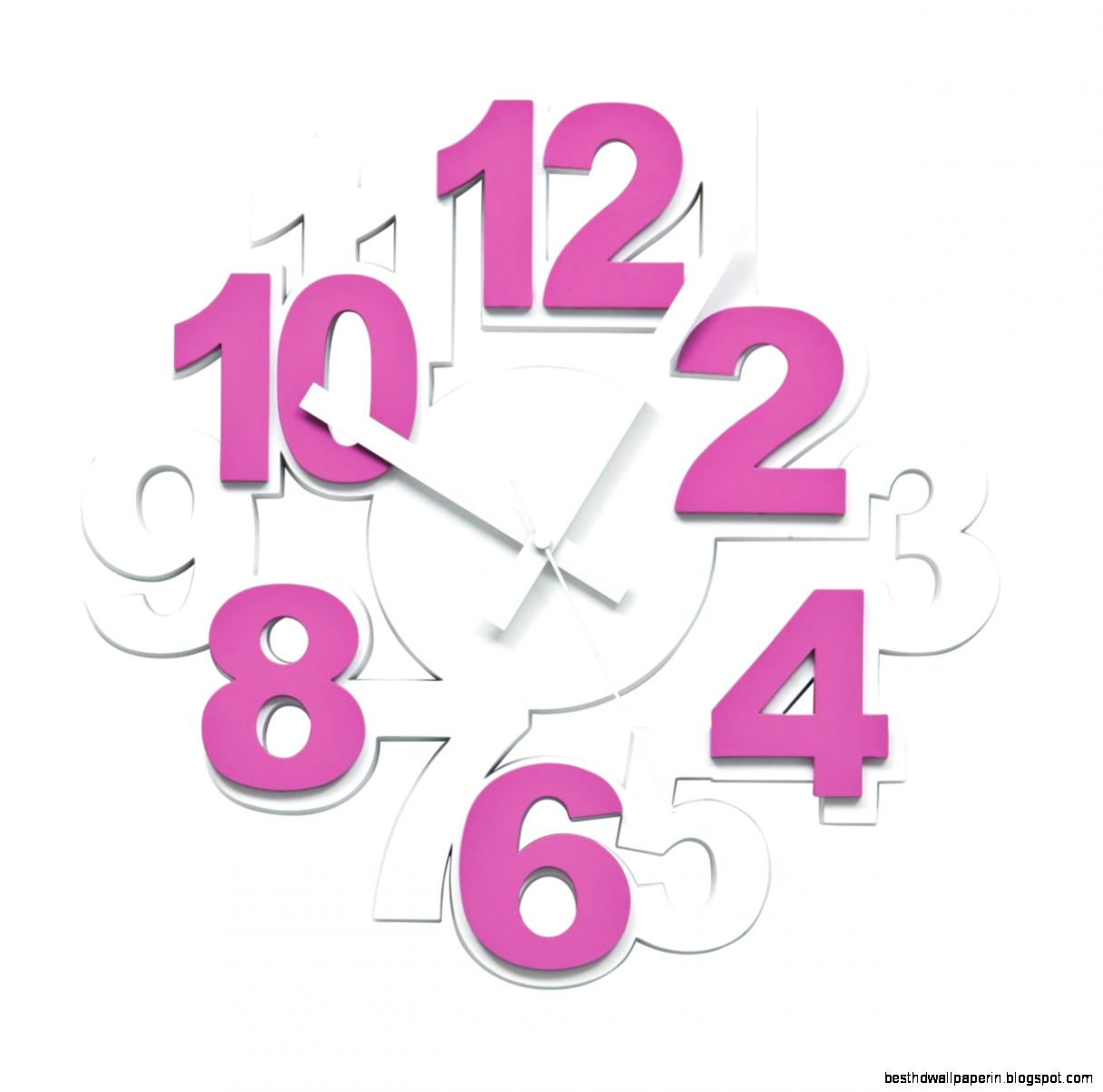 Funky Wall Clock  Best Background Wallpaper