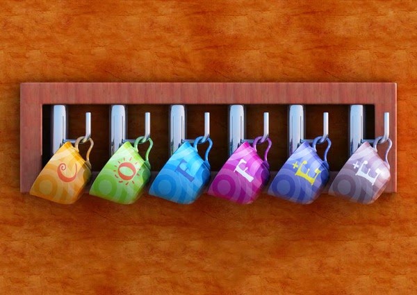 Paint walls with rags