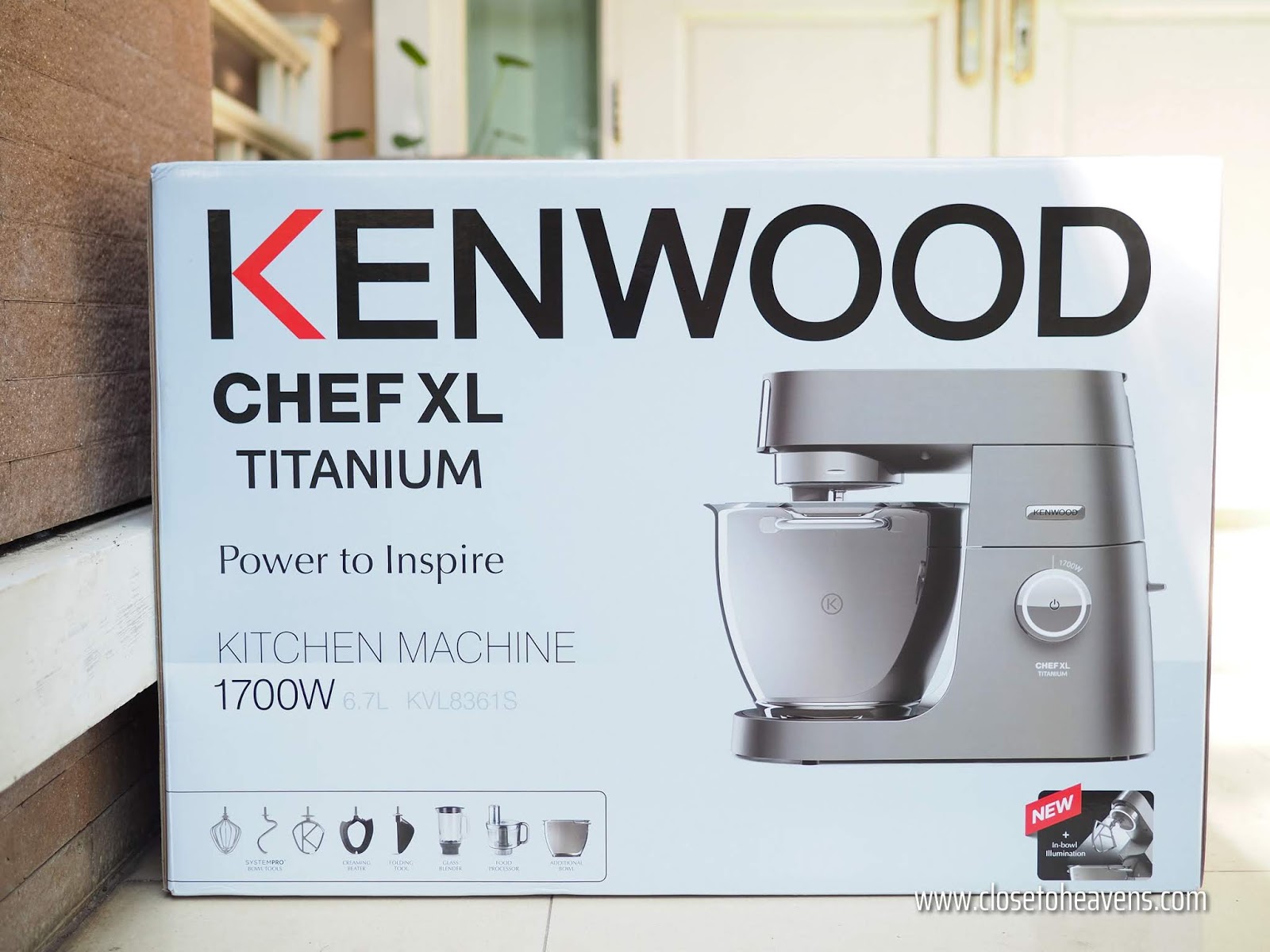 เครื่องผสมอาหาร Kenwood Chef XL Titanium KVL8361S