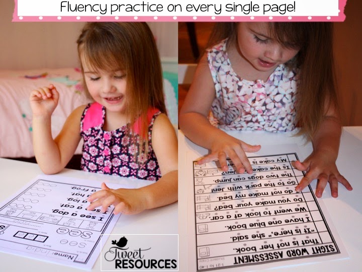 Tweet Resources: Sight Word Fluency and Word Work!