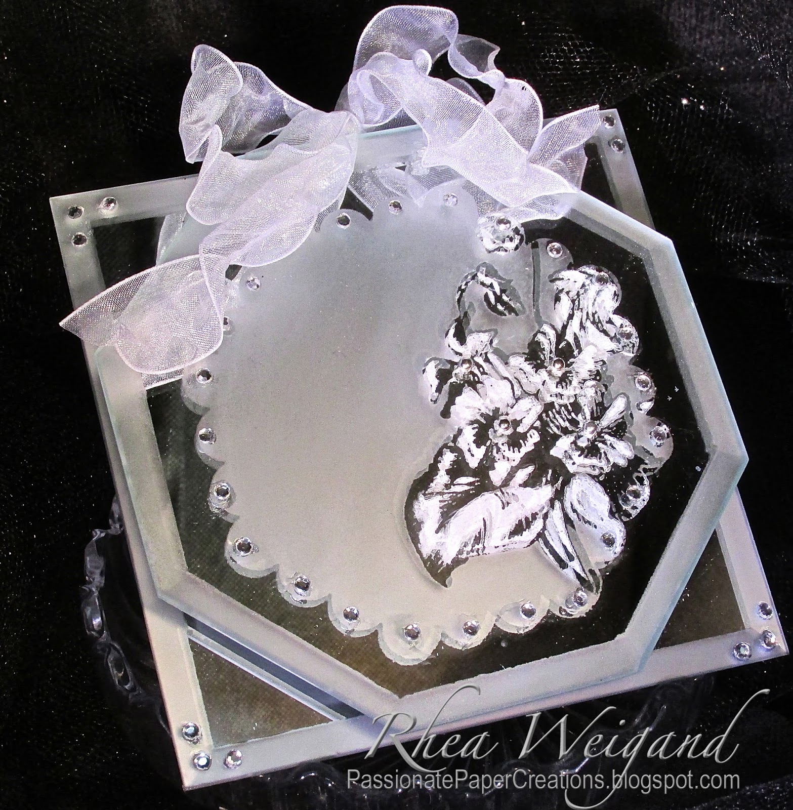 Passionate Paper Creations: Armour Etch Glass Etching Cream with Stampendous