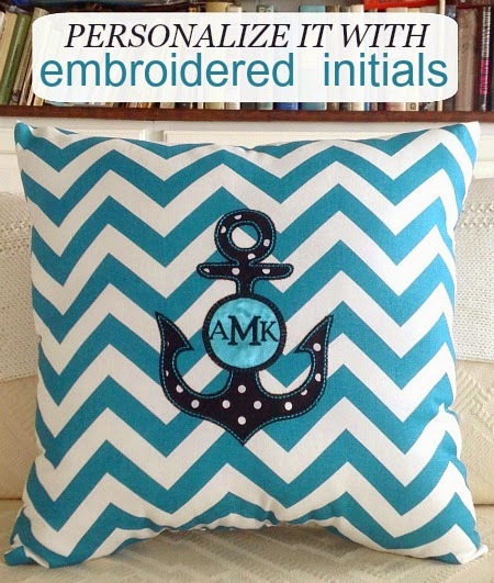 Personalized Nautical Gifts for the Home -Pillows, Glasses, Charts ...