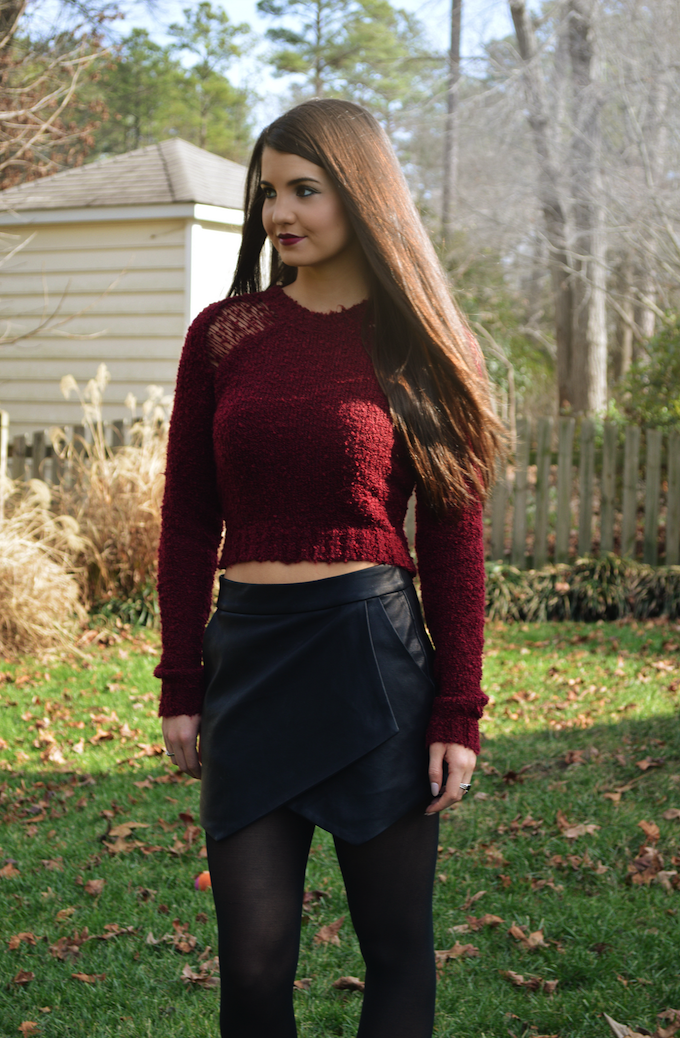 A Style Love Affair winter crop top