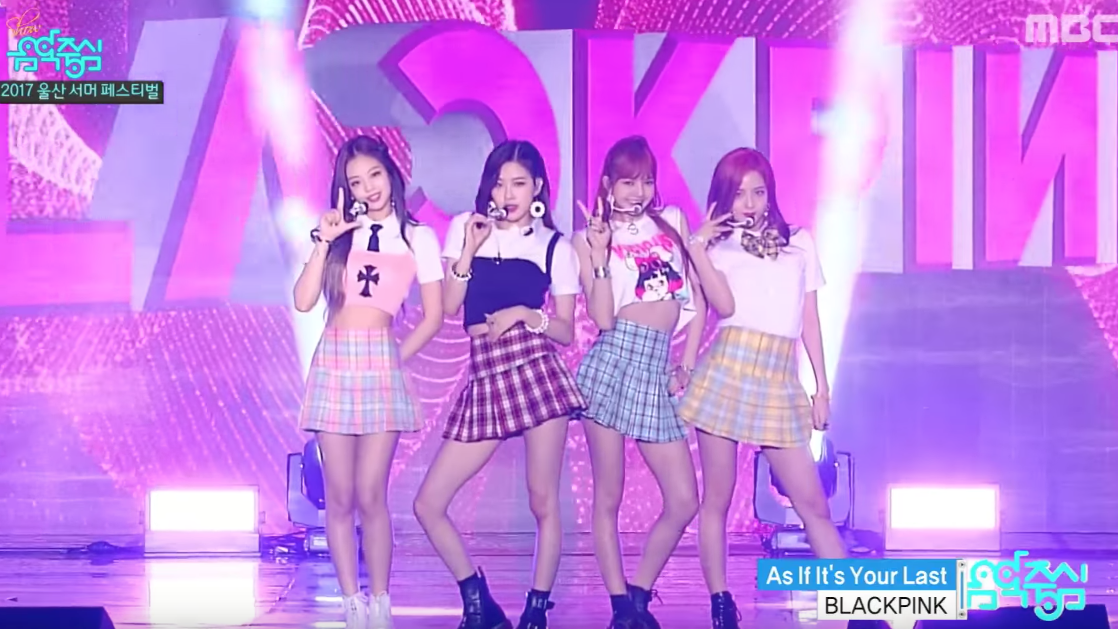 [Video] BLACKPINK performs at MBC Music Core - Summer Festival 170729
