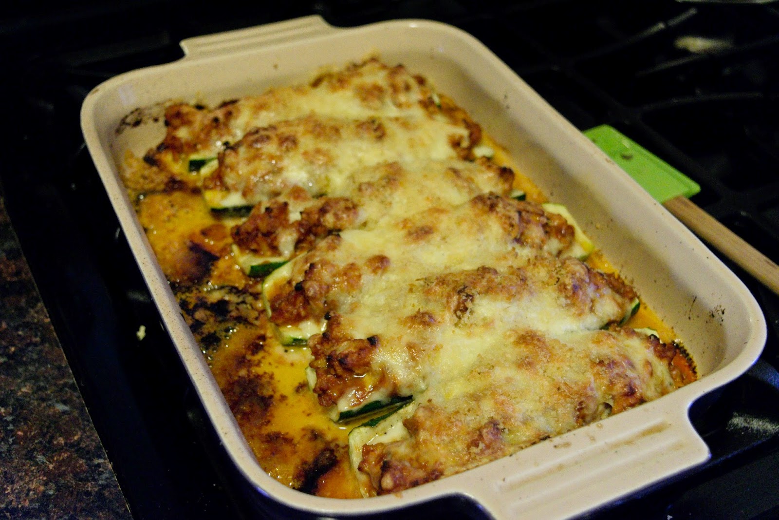 Chicken Parmesan Stuffed Zucchini Boats Recipe The Kitchen Wife