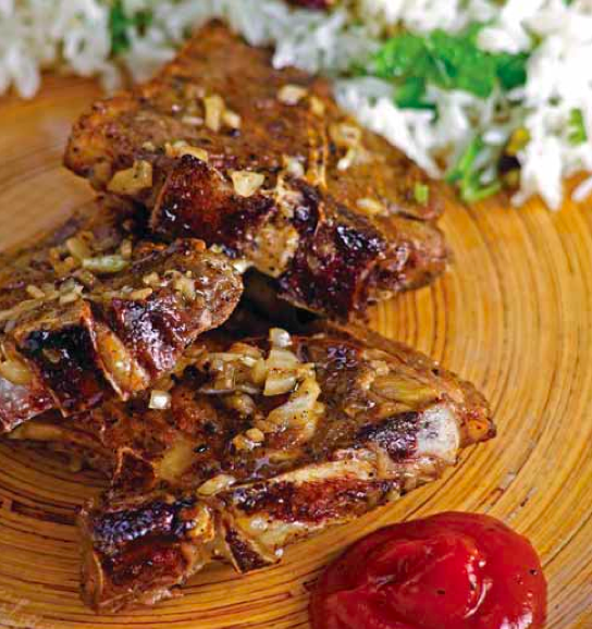 How to Make Middle Eastern Saffron Lamb Loin Chops Asian Cooking Recipe