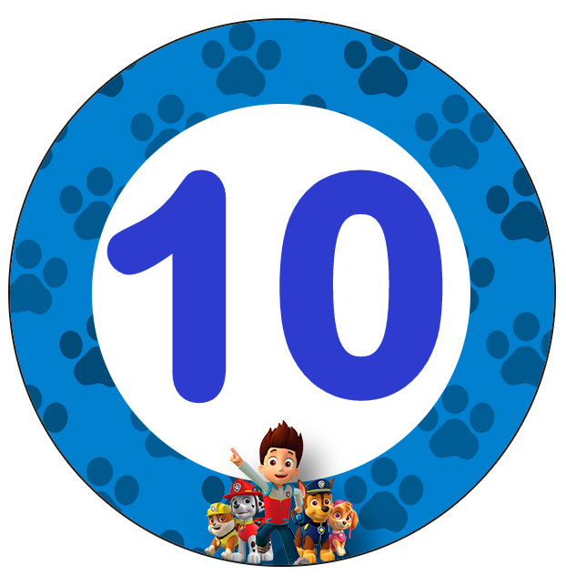 Alfabeto de la Patrulla Canina o Paw Patrol. Oh my