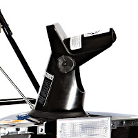 Snow Joe SJ621's 180 degree rotating chute & adjustable deflector