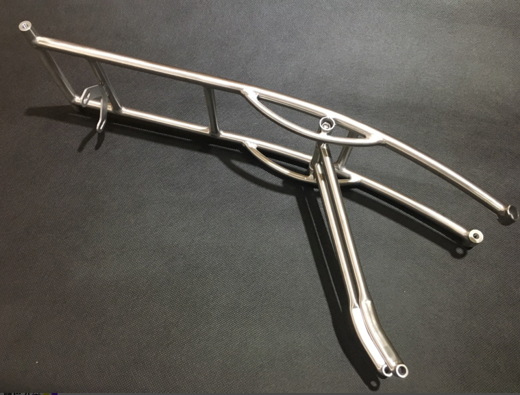 titanium rear bike rack