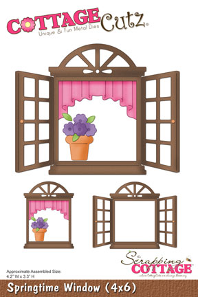 Joyfully Made Designs: CottageCutz Happy Window