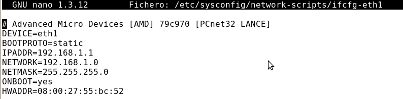 Netwares: Utilizando una maquina Centos como router