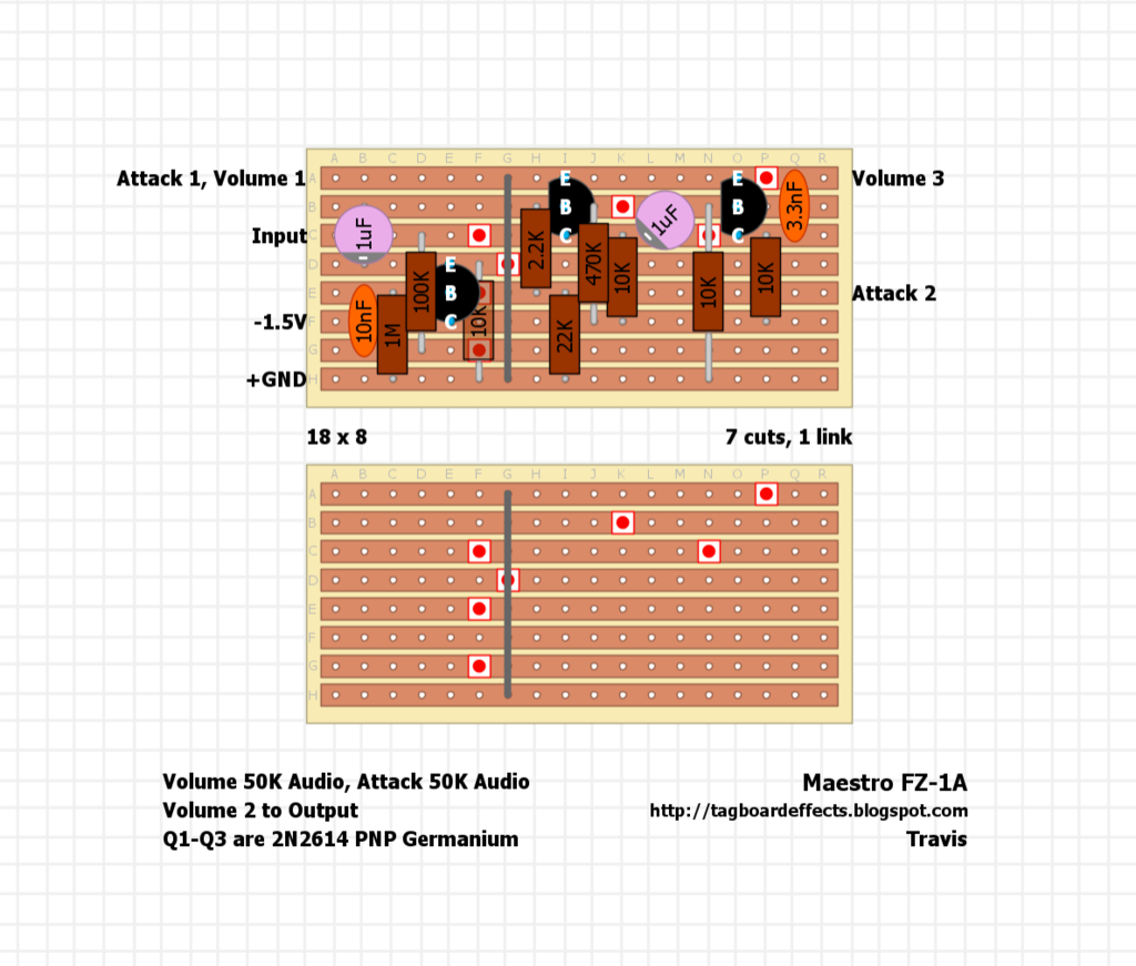 Guitar FX Layouts: Maestro Fuzz Tone FZ-1A