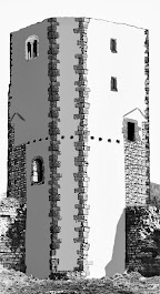 Rekonstruktion des Bergfrieds