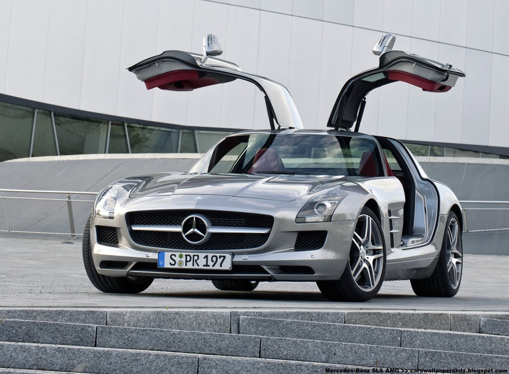 MercedesBenz SLS AMG Open Door Cars Wallpapers HD 2012