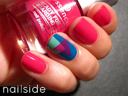 accent nail 80s nailside nails designs colors many abstract pink