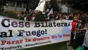 Colombia : "Cese bilateralal fuego, YA"