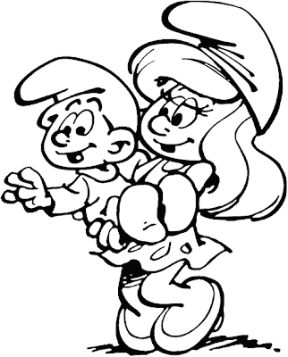 Smurf Coloring Pages,Smurfette Coloring Pages 