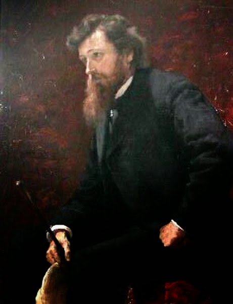 John Joseph Enneking (1841-1916) by Isaac Henry Caliga (1857-1934)