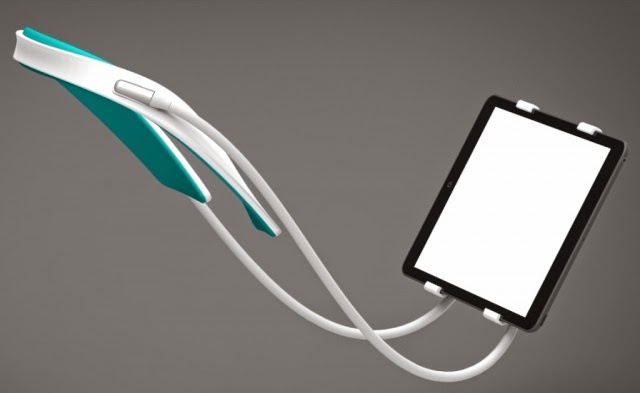 Neckset is also compatible with tablets