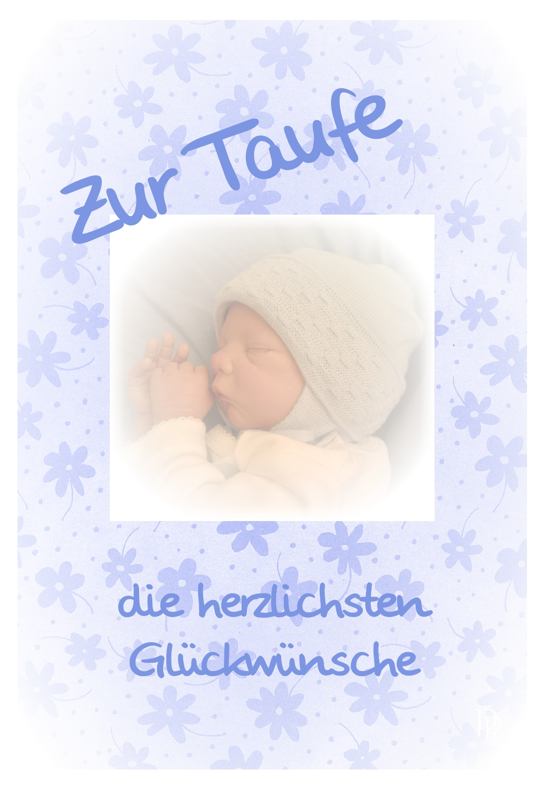 PPO-Carddesign: Taufe