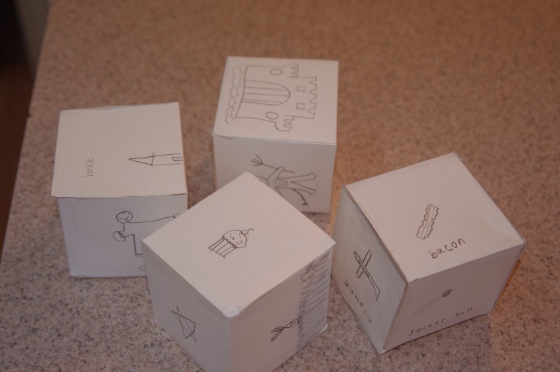 From My Catholic Perspective DIY story cubes