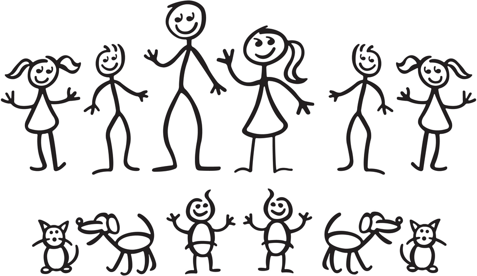 clipart stick family - photo #9