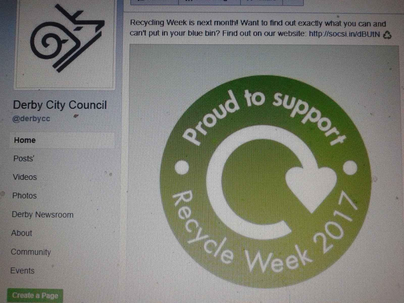 Derby's waste a rubbish blog ! September 2017