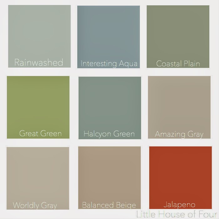 Little House of Four: Paint Colors of My Little House...