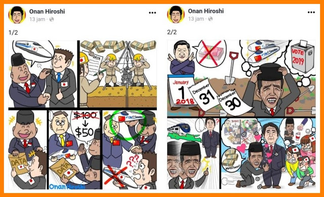 Ini Cerita Memalukan Di Balik “Pengemis Kereta Cepat Part 2“ Yang Dibuat Kartunis Jepang Untuk Sindir Jokowi